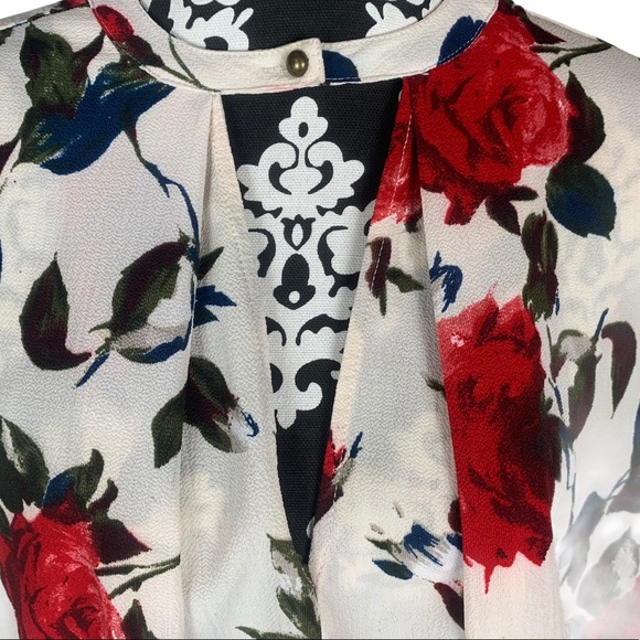 FLOWY & FLORAL Long Sleeve Mini Dress - Picture 6 of 13